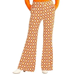 70'er Disco Trompetbukser Orange