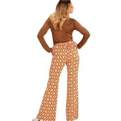 70'er Disco Trompetbukser Orange