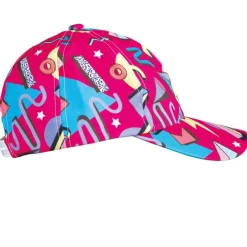 80'er Geometri Kasket Pink