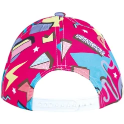 80'er Geometri Kasket Pink