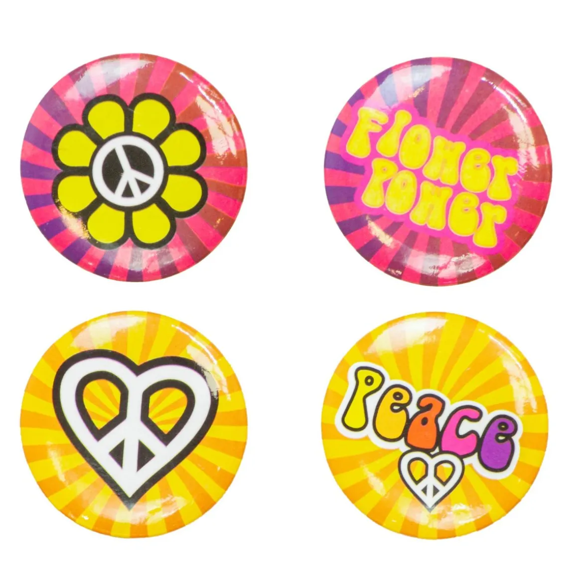 60'er Hippie Badges
