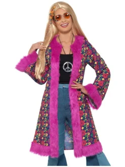 60'er Hippie Jakke Pink