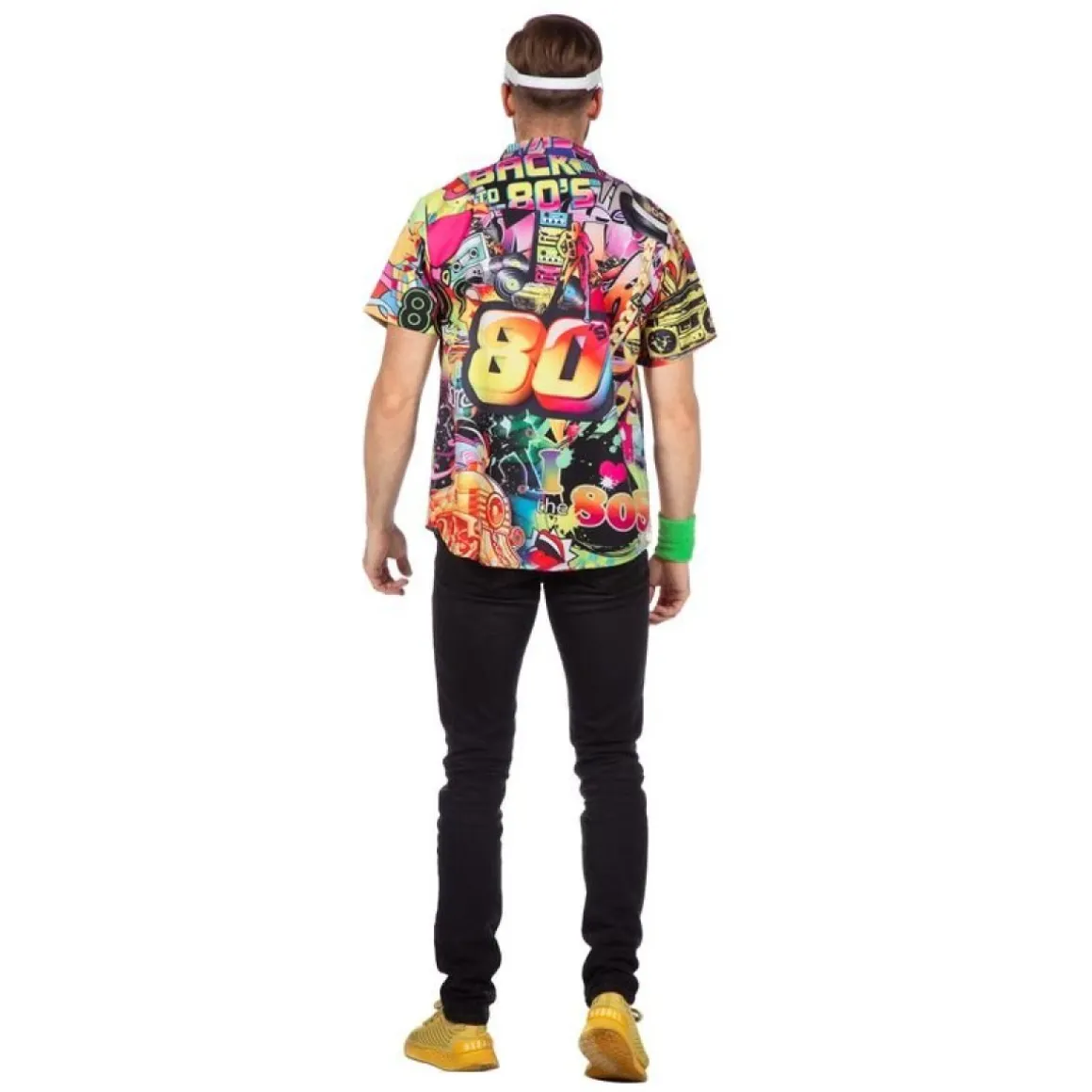 80'er Party Skjorte Neon