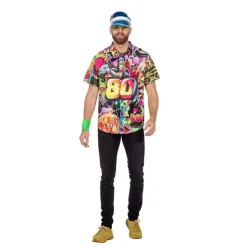 80'er Party Skjorte Neon