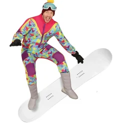 80'er Skiløber Heldragt Kostume