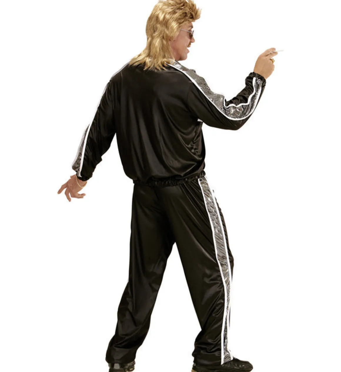 80'er Træningsdragt Sort