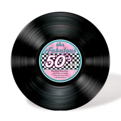 50'er Vinylplade Dekoration