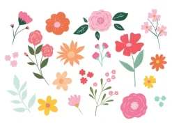 Falske Blomster Tatoveringer