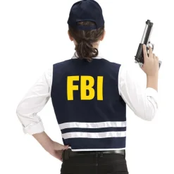 FBI Vest & Kasket Sæt Børnekostume