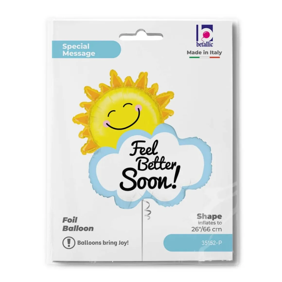 Feel Better Soon Sol Folieballon