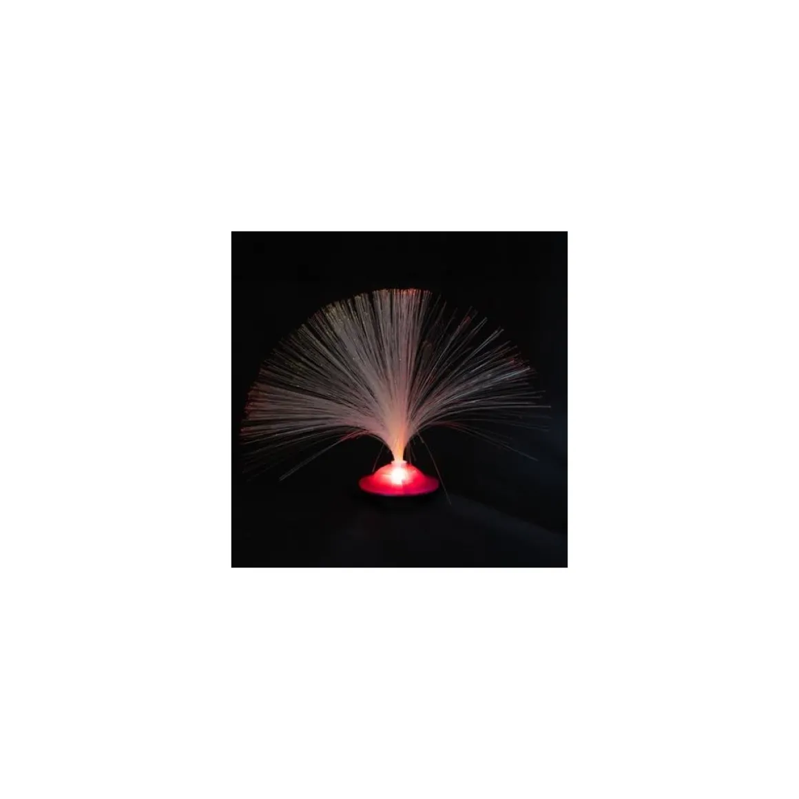 Fiberoptisk UFO-Lampe Lyserød