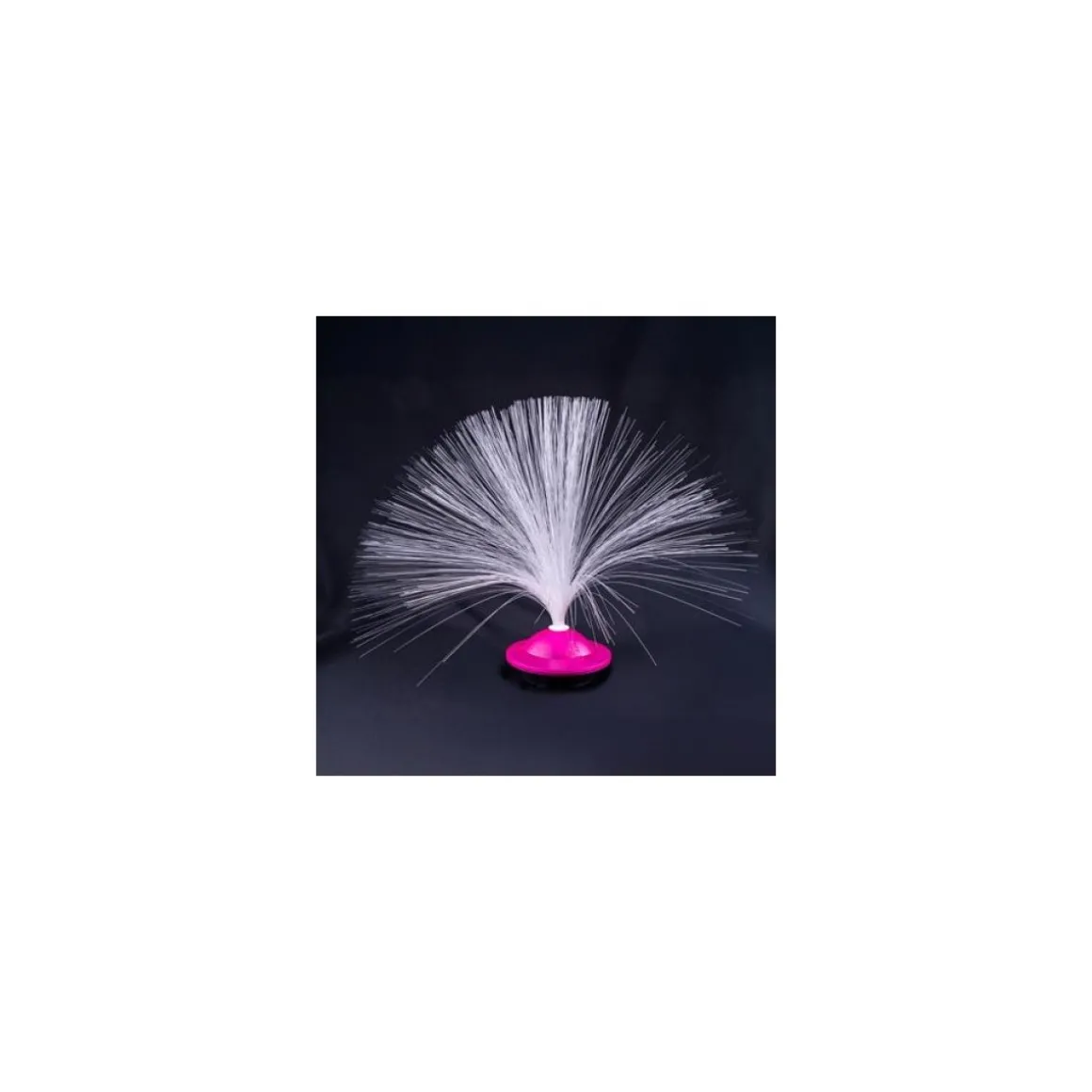 Fiberoptisk UFO-Lampe Lyserød