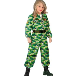 Fighter Pilot Børnekostume Lysegrøn