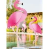 Filt Flamingo Dekoration Lyserød