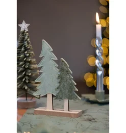 Filt Juletræer På Træfod Grøn