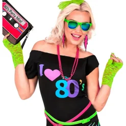 Fingerløse Blondehandsker Neon