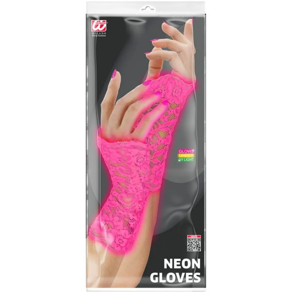 Fingerløse Blondehandsker Pink