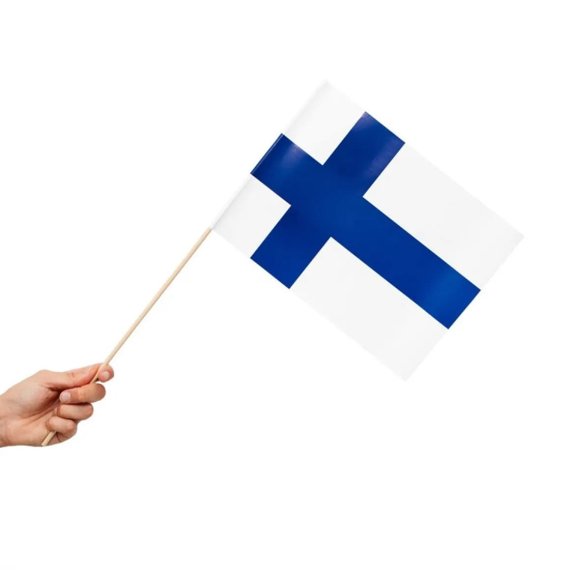 Finland Flag På Pinde