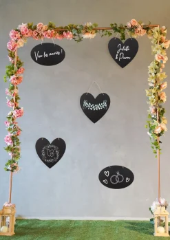 Firkantet Backdrop Guld
