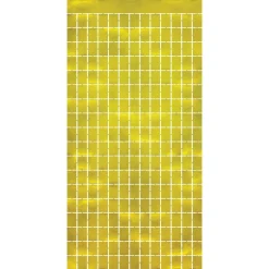 Firkantet Backdrop Metallisk Guld