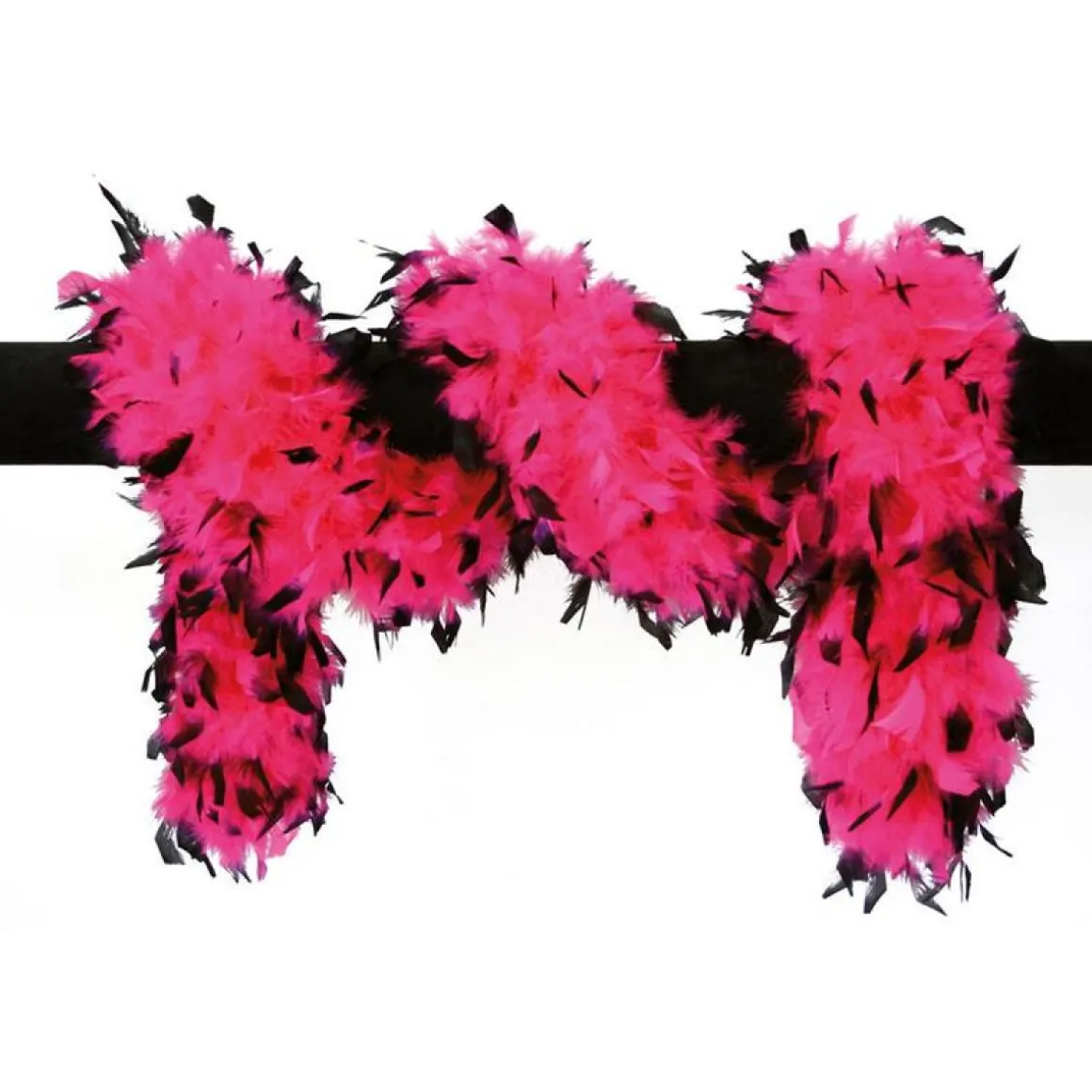 Fjerboa Deluxe Pink/Sort 80 g