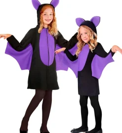 Flagermus Børnekostume Lilla