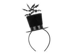 Flagermus Tophat Hårbøjle Sort