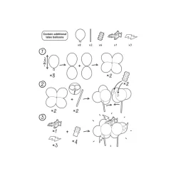 Flyvemaskine Ballon Kagetopper