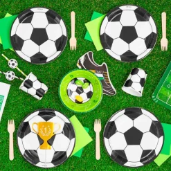 Fodbold Papkrus Sort/Hvid