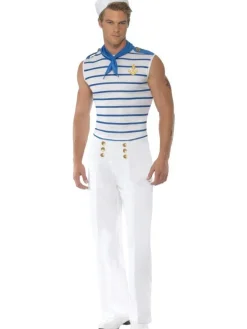 Fransk Sømand Kostume
