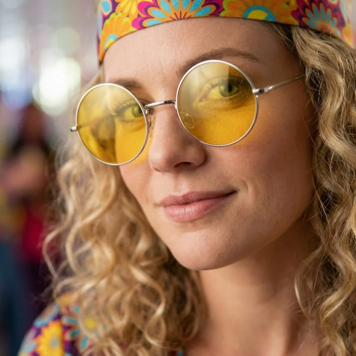 Funky Hippie Briller Gul