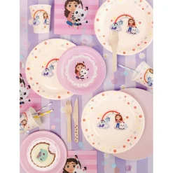 Gabbys Dukkehus® Regnbue Paptallerkener