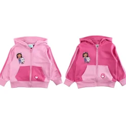 Gabbys Dukkehus® Hættetrøje Med Lynlås Pink