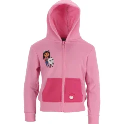 Gabbys Dukkehus® Hættetrøje Med Lynlås Pink