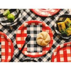 Genanvendeligt Plast Bestik Sort