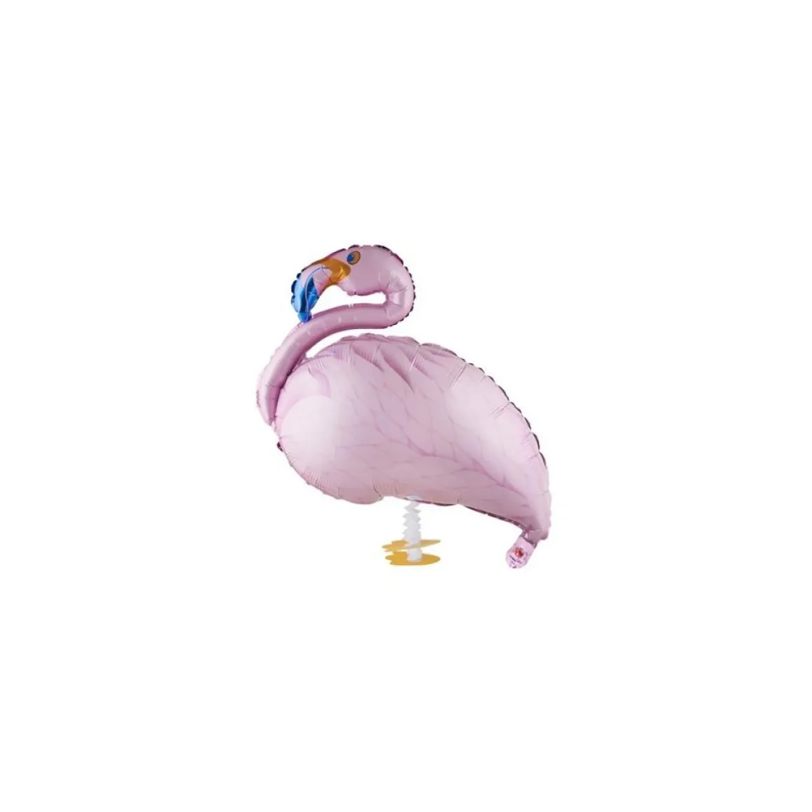 Gående Flamingo Folieballon