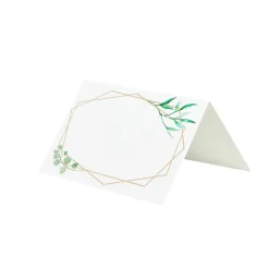 Geometric Bryllup Bordkort