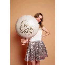 Get Well Soon Rund Folieballon