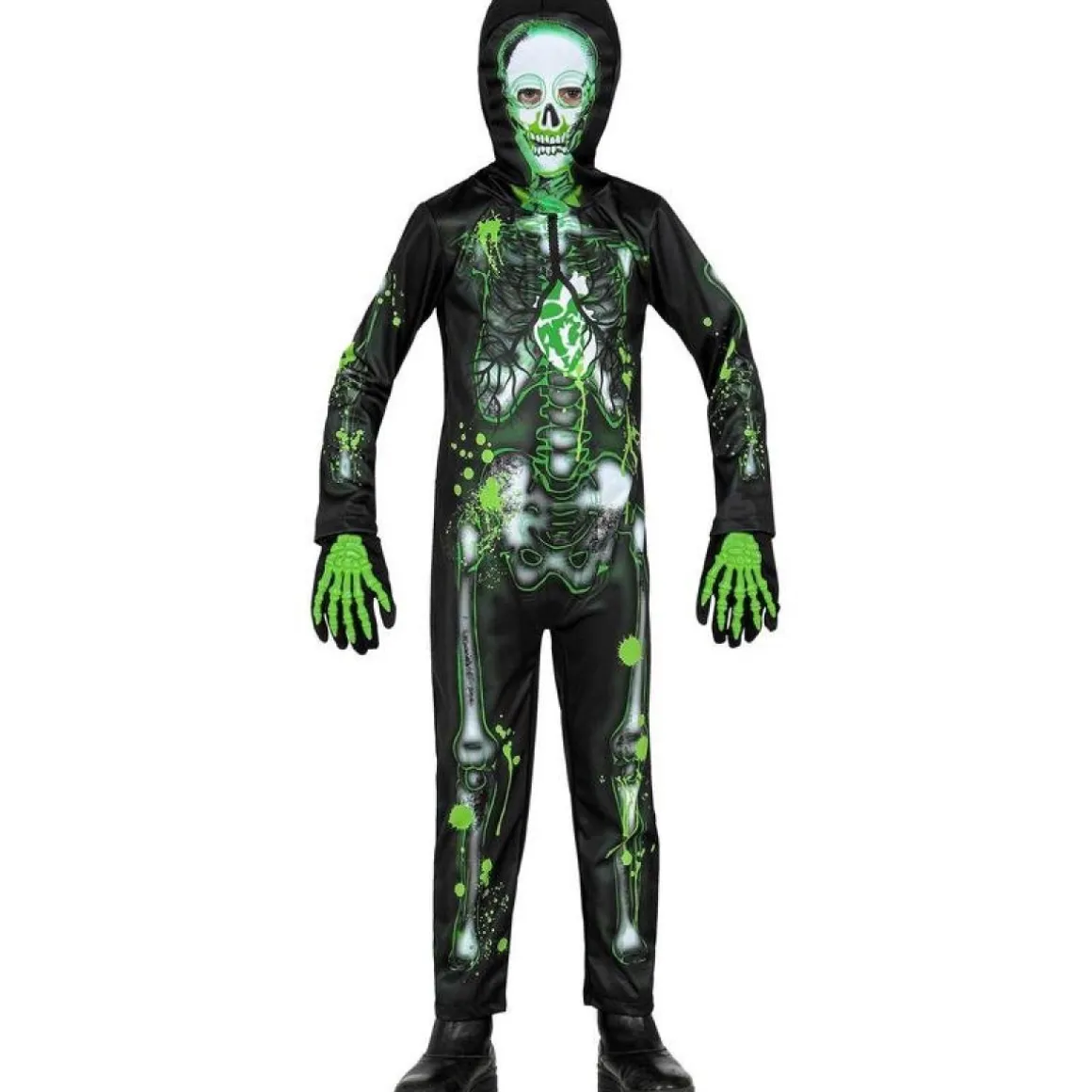 Giftig Skelet Børnekostume