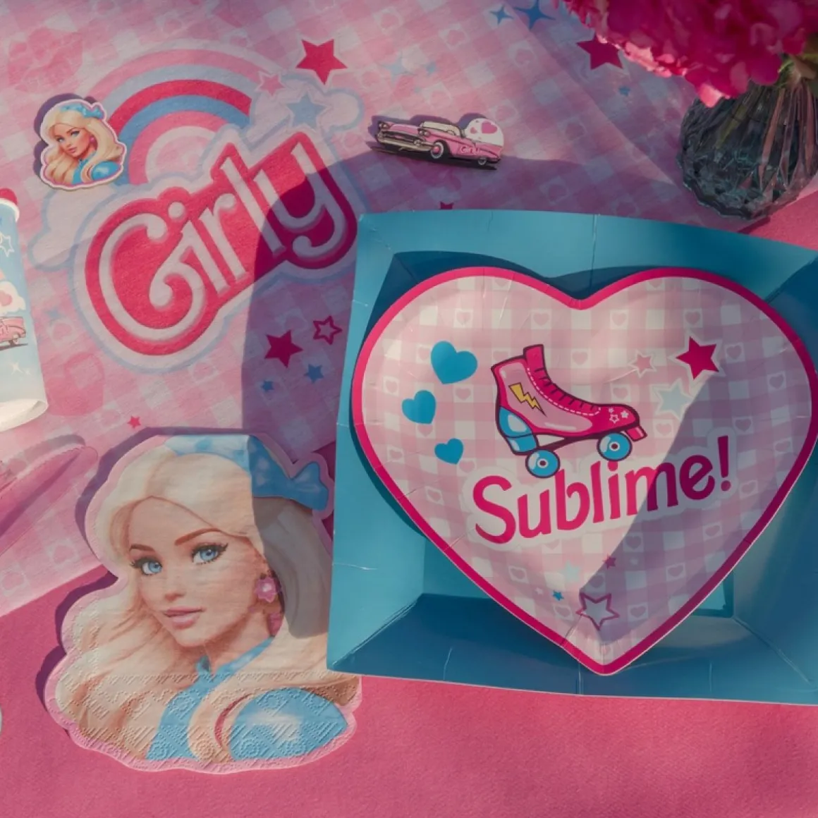 Girly Bordløber Lyserød