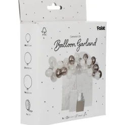 Glamour Ballonbue Hvid/Champagne