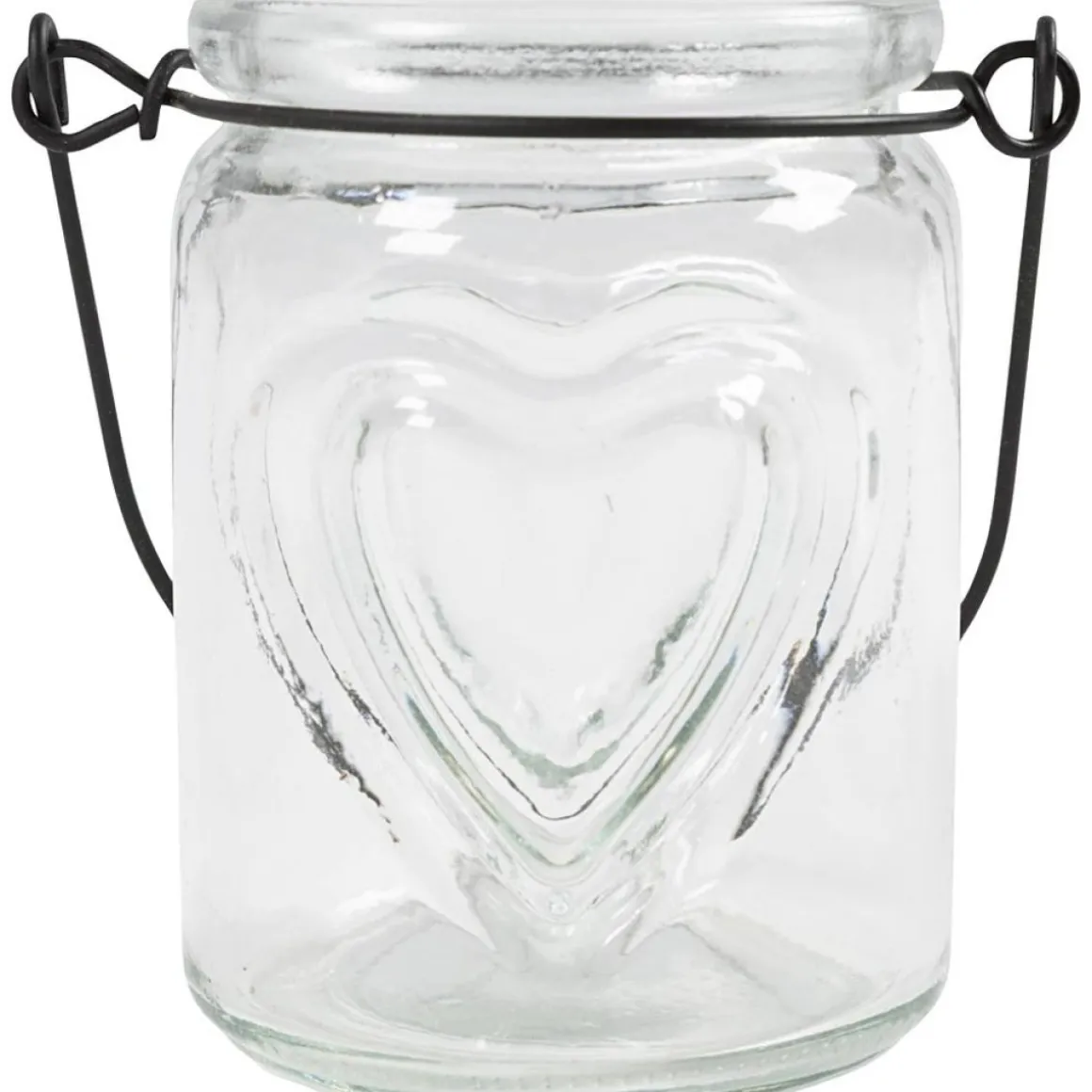Glas Lanterner Med Hjerte Relief