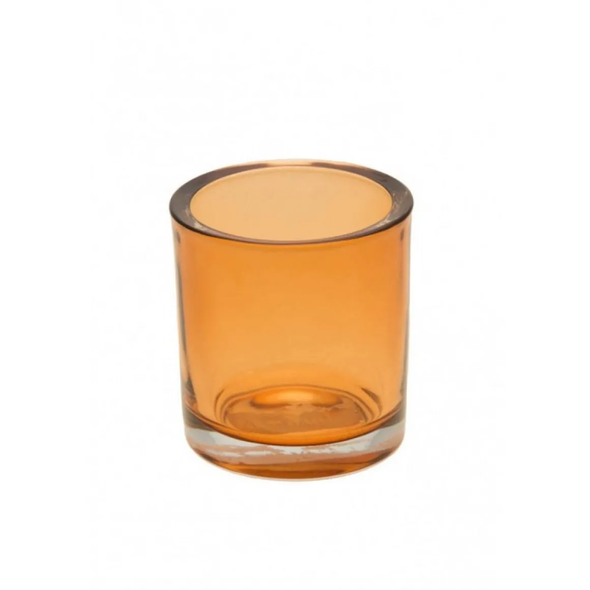 Glas Fyrfadsstage Amber