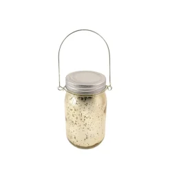 Glaslanterne Med LED Champagne