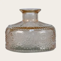 Glasvase Brun