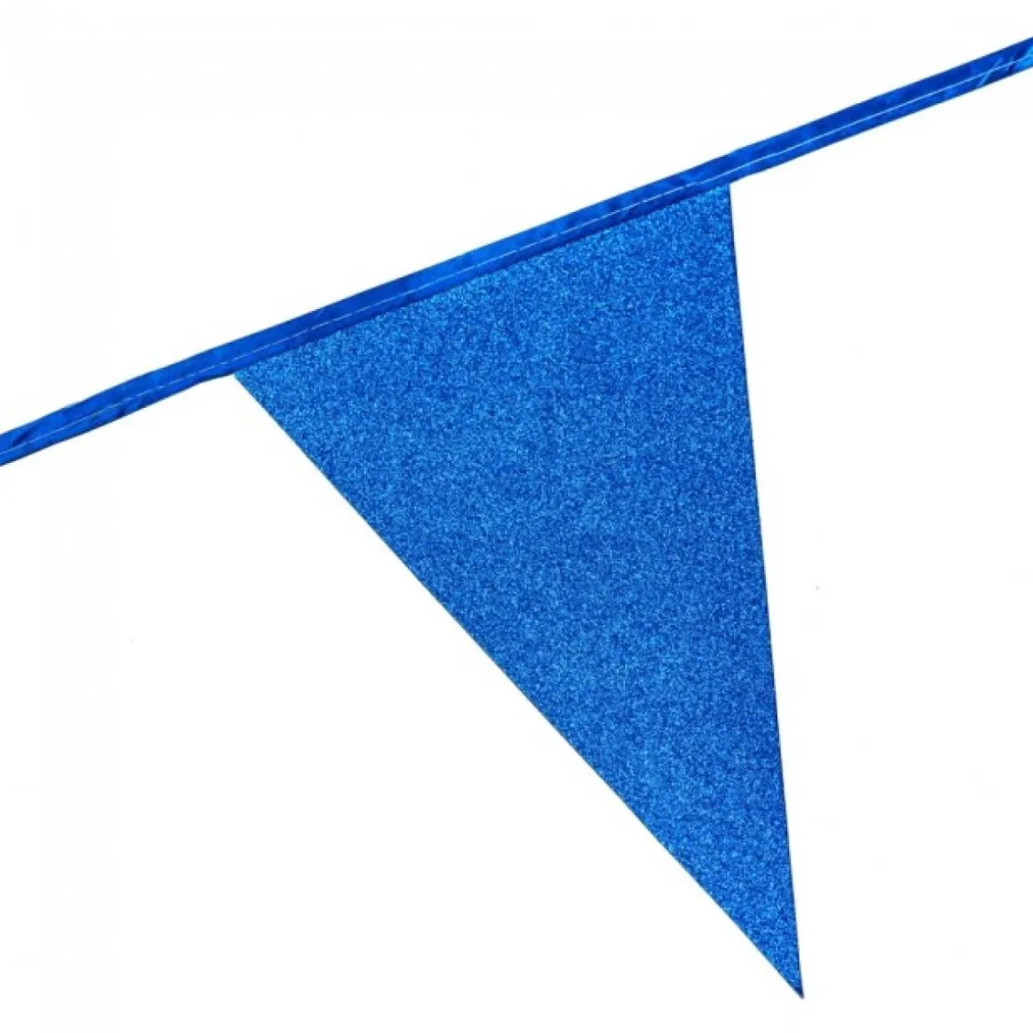 Glimmer Flagguirlande Blå