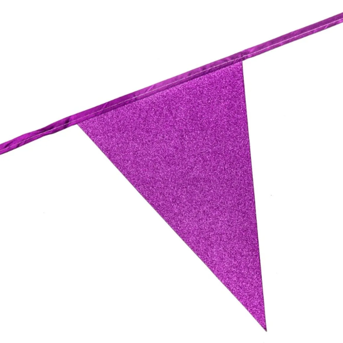 Glimmer Flagguirlande Pink