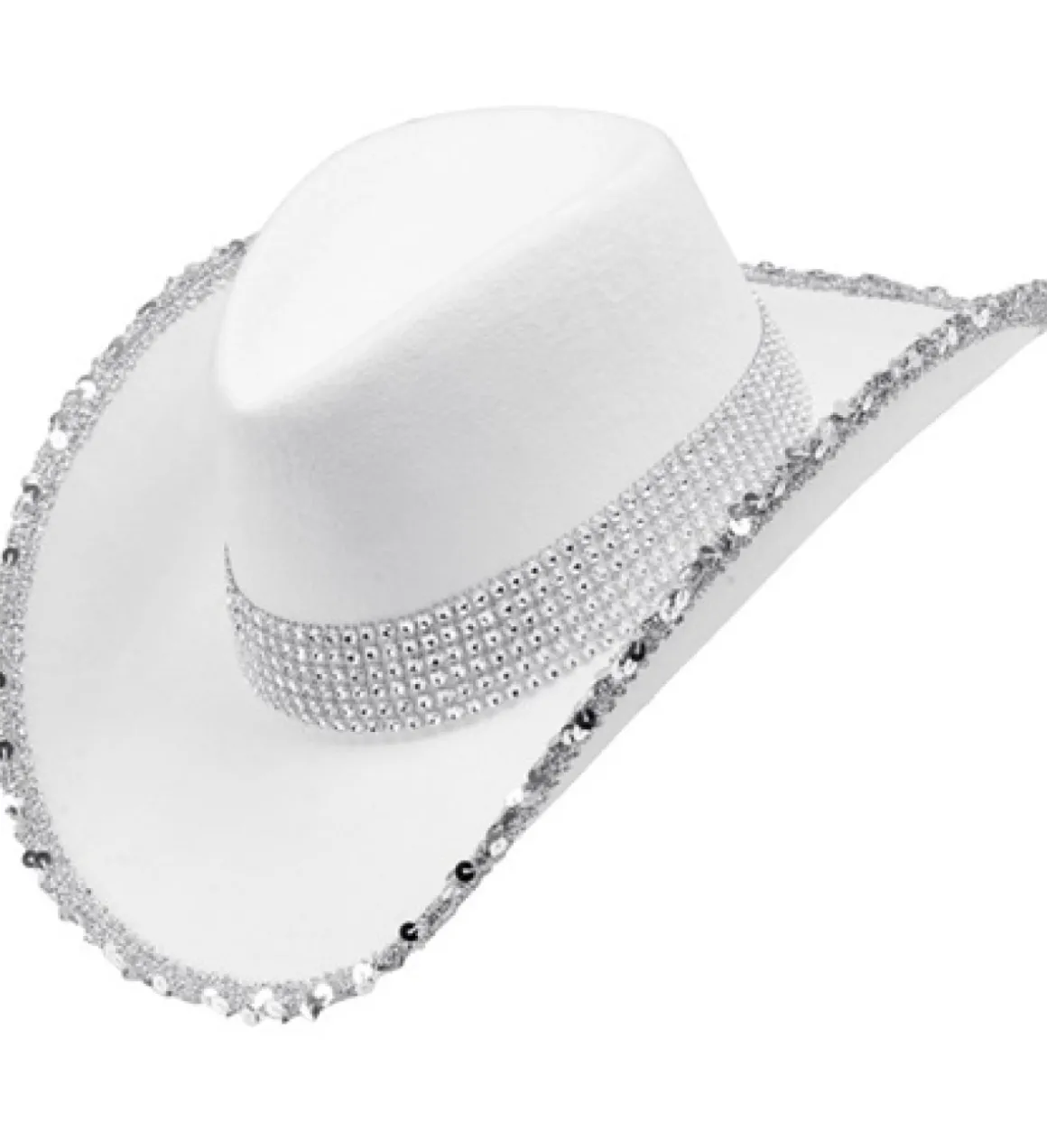Glimmer Cowboyhat Hvid