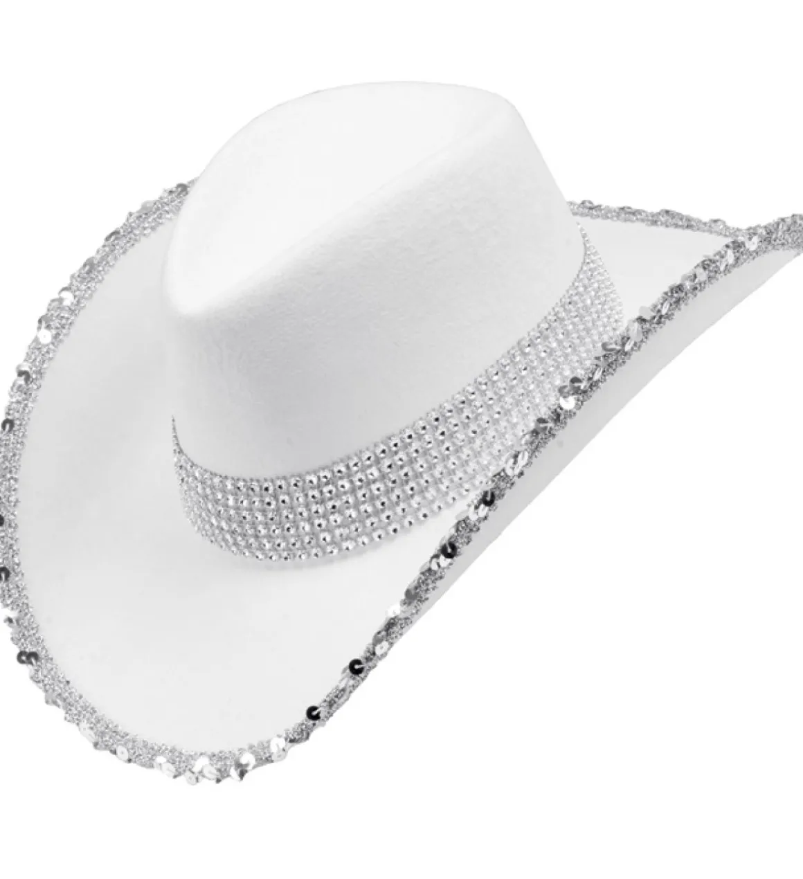 Glimmer Cowboyhat Hvid