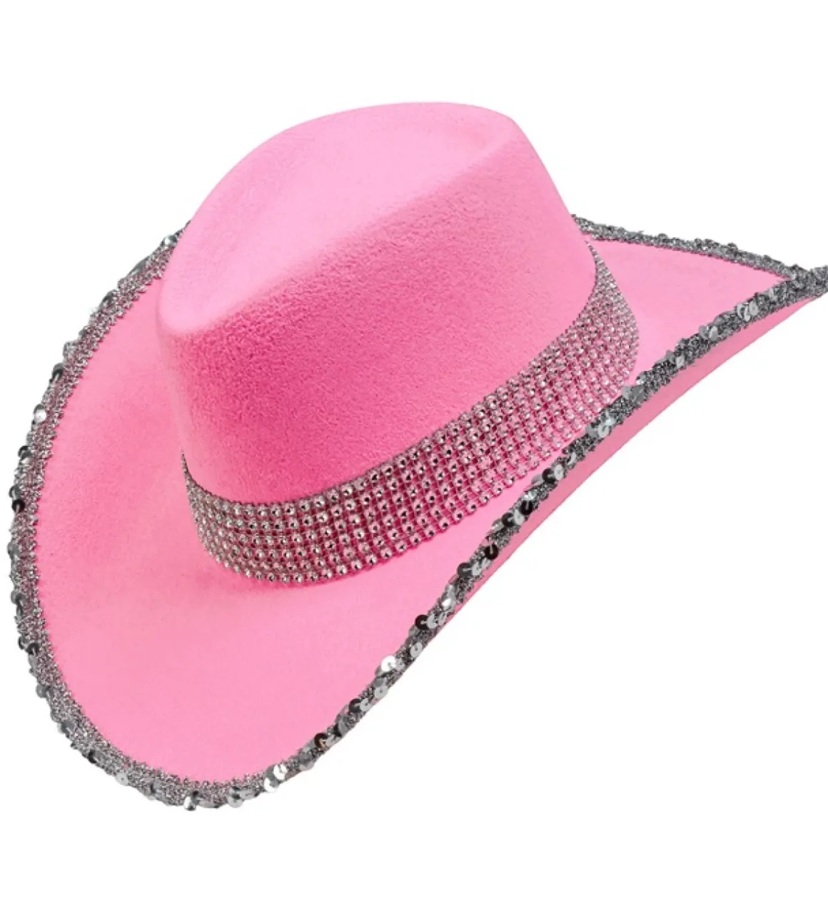 Glimmer Cowboyhat Lyserød